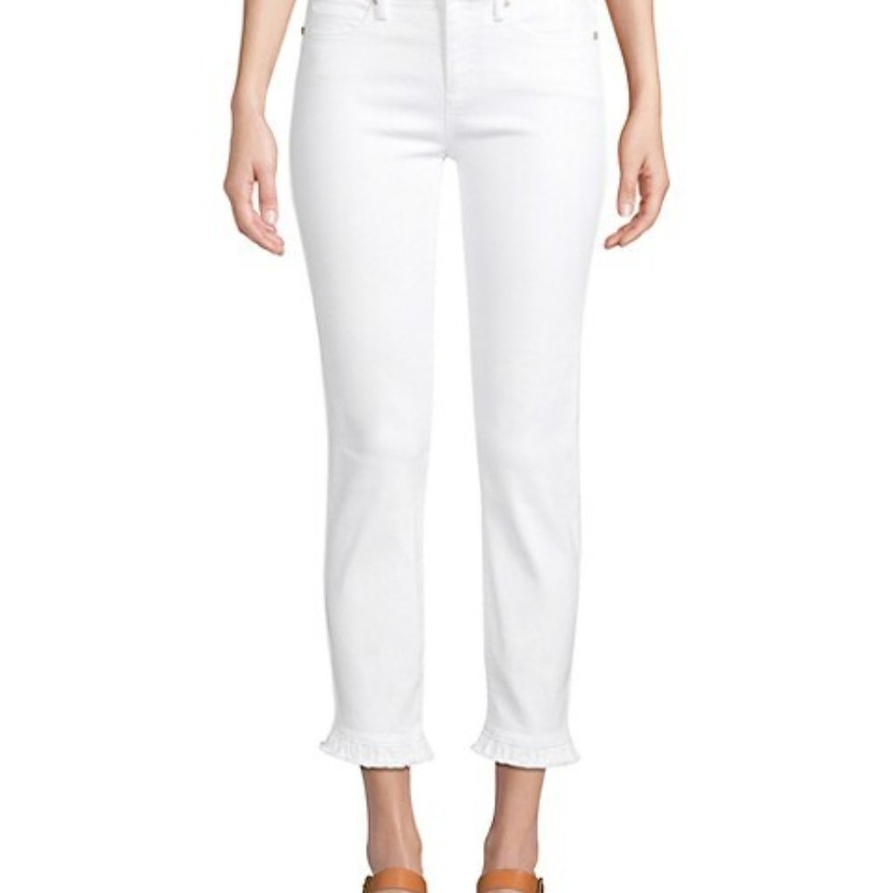 EUC size 0 south ocean ruffle skinny jean